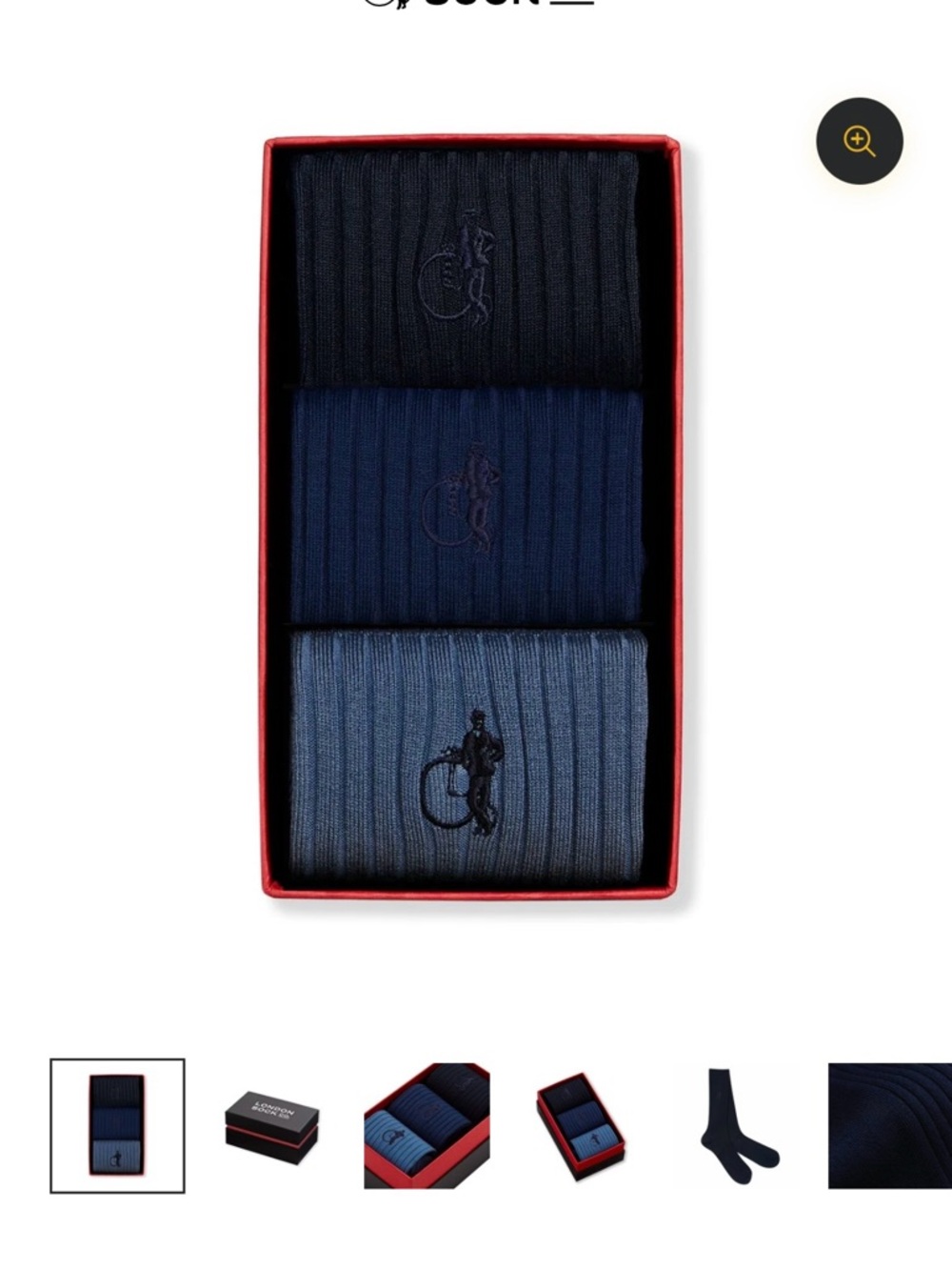 3-Pack Men's Ribbed Dress Socks in Black, Navy & Gray by